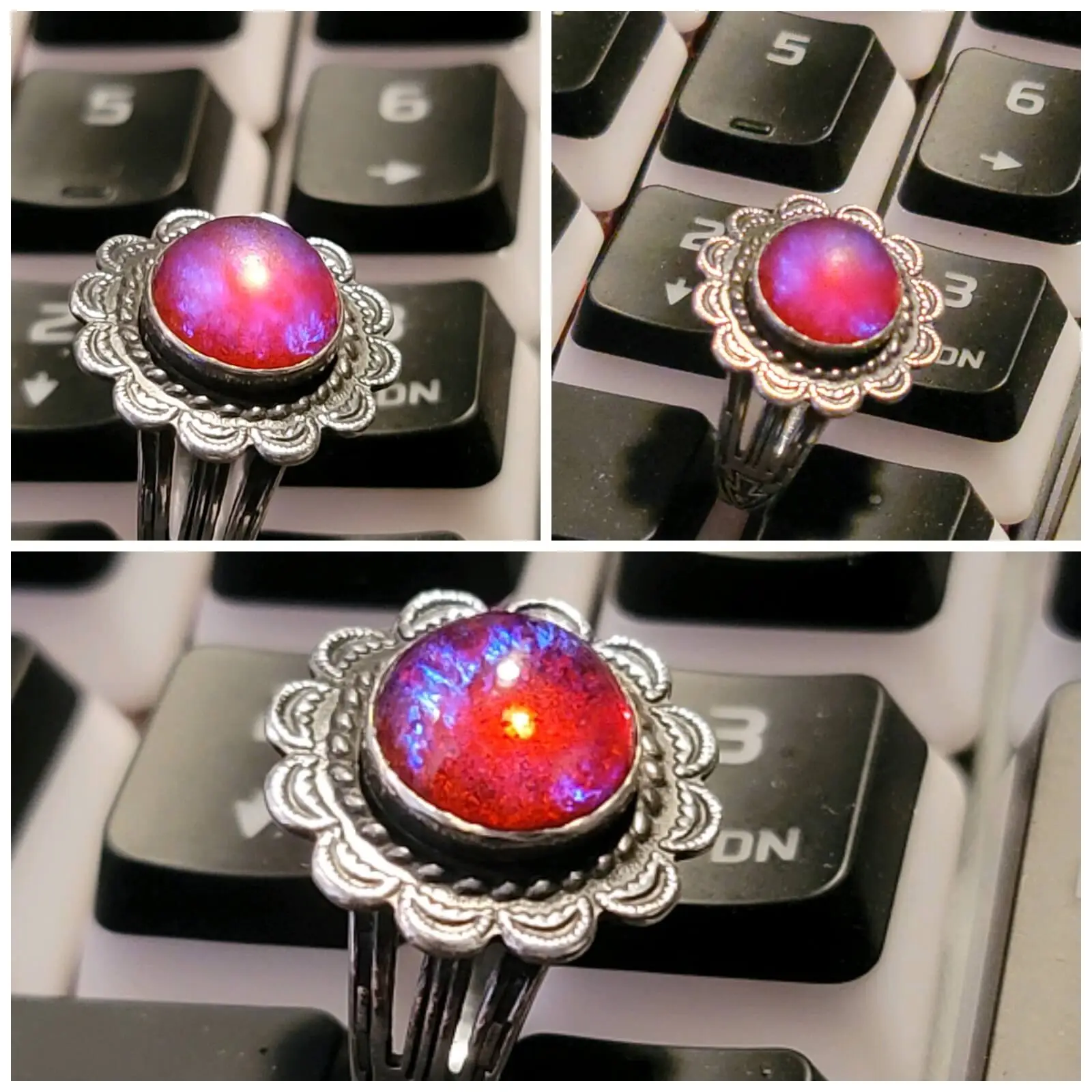 Ring with fire